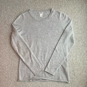 J crew cashmere sweater, size medium, gray